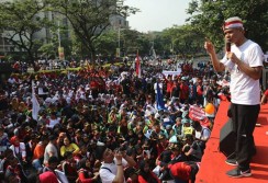 Seruan Khas Generasi Milenial Meriahkan Perayaan Hari Antikorupsi oleh Ribuan Pelajar di Semarang