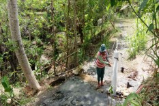 Sumur Keluarkan Air Tanpa Bantuan Pompa Hebohkan Ngalang