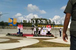 Jokowi Resmikan Bendung Kamijoro Kulonprogo