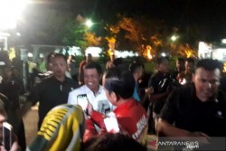 Jokowi Nonton Pesta Kembang Api di Titilk Nol Jogja