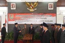 10 Kepala Dinas Pemkab Magelang Dilantik, Ini Daftarnya