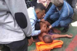 ASN di Bengkalis Nekat Nyebur ke Laut. Mau Bunuh Diri?