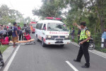 Menikung dengan Kecepatan Tinggi, Dua Sepeda Motor Tabrakan di Nanggulan-Pengasih