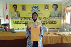 Maju Bupati Sleman, Sri Muslimatun Pilih Wakil Muda. Kira-Kira Siapa Dia?