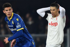 Juventus Keok, Ditekuk Verona 1-2