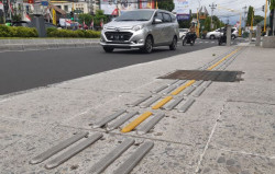Diduga Dicuri, Ratusan Penunjuk Jalan Tuna Netra di Jl. Suroto Jogja Hilang
