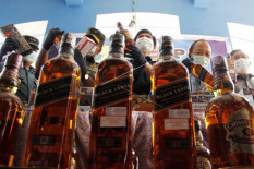 Belasan Botol Miras Disita di Dua Lokasi di Wates