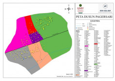 Tim KKN UMY Membuat Peta Digital Dusun Pagersari Magelang