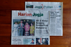 HARIAN JOGJA HARI INI: HB X Minta Belanda Kembalikan Manuskrip