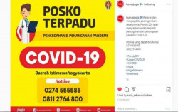Ini Posko Terpadu Penanganan Corona di Jogja