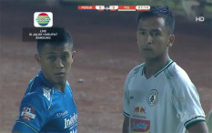 PERSIB VS PSS SLEMAN: Gol Cepat Evans Bikin Super Elja Sementara Unggul 1-0