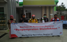 Pertamina Sterilkan 15 SPBU di DIY