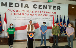 Tangani Covid-19, BNPB Peroleh Bantuan Rp3 Miliar dari Platform Digital