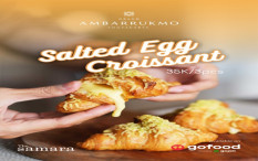 Salted Egg Croissant ala Samara Restaurant