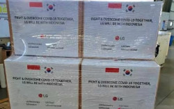 Kabar Baik, 50.000 Alat Tes Covid-19 dari Korsel Tiba di Jakarta