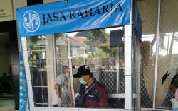 Ada Bilik Sterilisasi Covid-19 di Samsat Pembantu Bantul