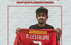 Donasi Covid-19, Ramdani Lestaluhu Bungah Jersey Dihargai Tinggi