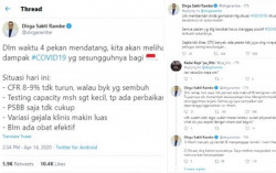 Dokter: 4 Pekan Mendatang, Akan Terlihat Dampak Covid-19 yang Sesungguhnya