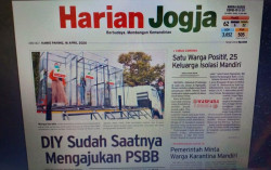 HARIAN JOGJA HARI INI: DIY Sudah Saatnya Mengajukan PSBB