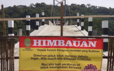 Banyak Wisatawan Membandel, Jembatan Gantung Pengkol Disegel Pemdes 