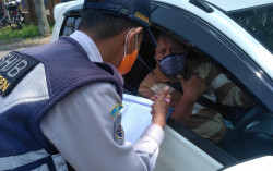Posko Pemeriksaan Pengendara Kulonprogo Mulai Beroperasi