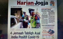 HARIAN JOGJA HARI INI: 4 Jemaah Tabligh Asal India Positif Covid-19