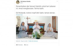 Viral Video Biarawati Nyanyi Idulfitri, Intelektual NU Terharu