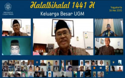 Lebaran Hari Ketiga, UGM Gelar Halalbihalal Daring