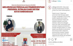 Ini Alasan CLS Membatalkan Diskusi Tentang Pemberhentian Presiden 