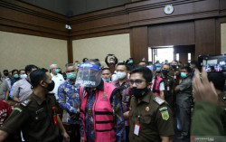 7 Hakim Dihadirkan di Sidang Pembacaan Dakwaan Kasus Korupsi Jiwasraya 