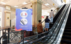 Sambut New Normal, Sleman City Hall Ganti Tombol Lift Tangan dengan Pedal Kaki