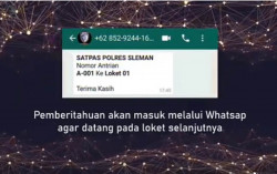Panggilan Diberitahukan Lewat WhatsApp, Antre SIM di Polres Sleman Bisa Ditinggal Ngopi