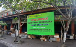 Ditutup untuk Tiga Hari karena Covid-19, Seperti Ini Penampakan Pasar Kranggan