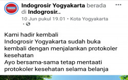 Lama Ditutup karena Kasus Corona, Indogrosir Kembali Dibuka