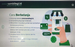 Transaksi di Pasar Tradisional Sambilegi Bisa Secara Online