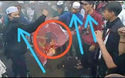 Polisi Dalami Kasus Pembakaran Bendera PDIP