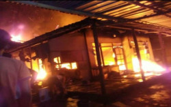 Riri Konfeksi Sukoharjo Terbakar