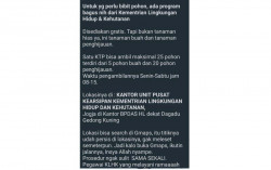 CEK FAKTA: Warga Jogja Heboh Pembagian Tanaman Gratis oleh KLHK, Begini Penjelasannya...
