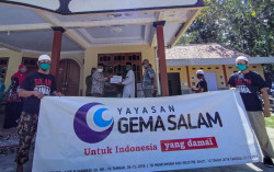 Peringati HUT Bhayangkara, Eks Napiter Bantu Warga Terdampak Covid-19 di Kulonprogo