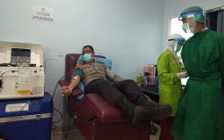 4 Siswa Sekolah Polisi Mantan Pasien Covid-19 di DIY Donorkan Plasma Darah untuk Terapi Pasien Corona Berat