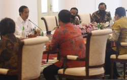 Kepada Pimpinan MPR, Jokowi Bilang Ingin Kabinet yang Bisa Bekerja Optimal saat Krisis akibat Covid-19