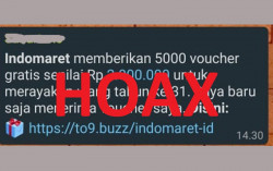 CEK FAKTA: Beredar Pesan Berantai Voucher Indomaret Senilai Rp2 Juta, Ini Keterangan Resminya