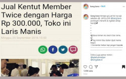 CEK FAKTA: Kentut Member Twice Dijual Rp300.000?