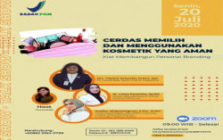 BBPOM Gelar Webinar Cerdas Memilih dan Menggunakan Kosmetik