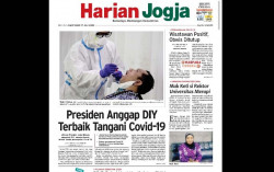 HARIAN JOGJA HARI INI - Presiden Anggap DIY Terbaik Tangani Covid-19