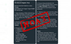 CEK FAKTA: Beredar Pesan tentang Denda Tak Pakai Masker di Jateng, Ini Penjelasan Gubernur Ganjar
