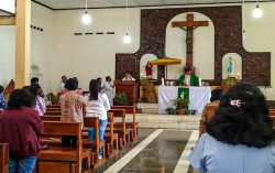 Gereja di Kulonprogo Mulai Gelar Peribadatan Tatap Muka