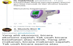 Ramai Cuitan Thermo Gun Merusak Otak, Ini Pesan Gus Mus.. 