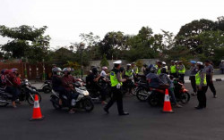 Ops Patuh Progo Disertai Razia Protokol Covid-19, yang Tak Pakai Masker Putar Balik