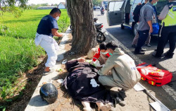 Rok Panjang Terlilit Rantai Motor, Warga Kulonprogo Terjatuh Saat Berkendara